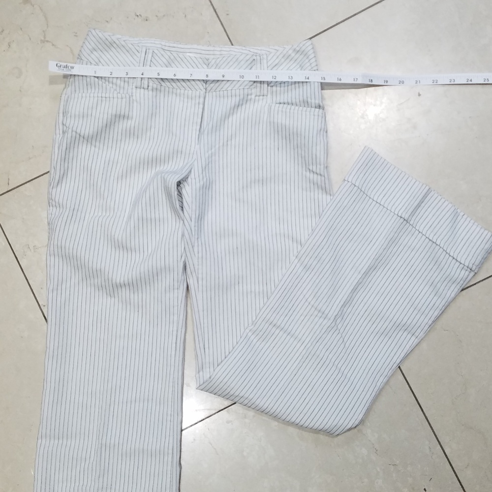 Joe B (Joe Benbasset) White pinstripe slacks